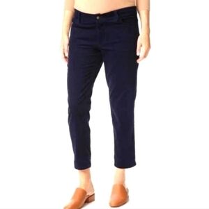 Hatch Blue Maternity Boyfriend Corduroy Pants Size 2 Small/Medium